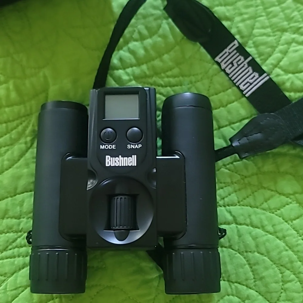 Black Binoculars with Case
